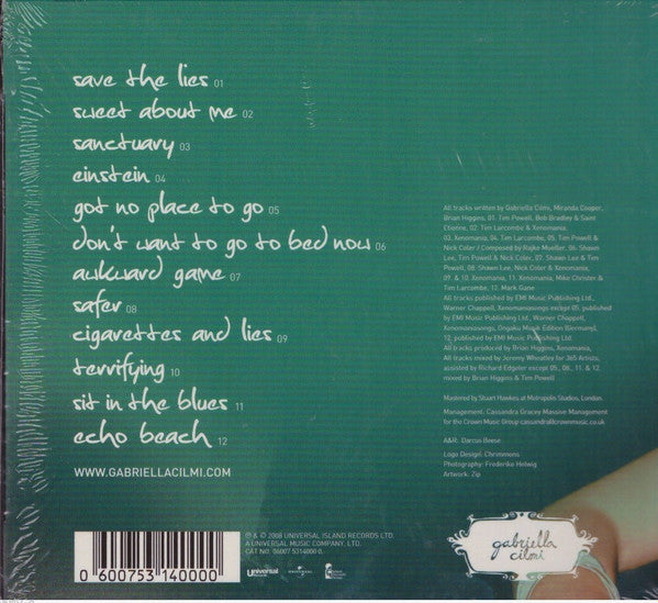 Gabriella Cilmi : Lessons To Be Learned (CD, Album, Ltd, RE, Sli)