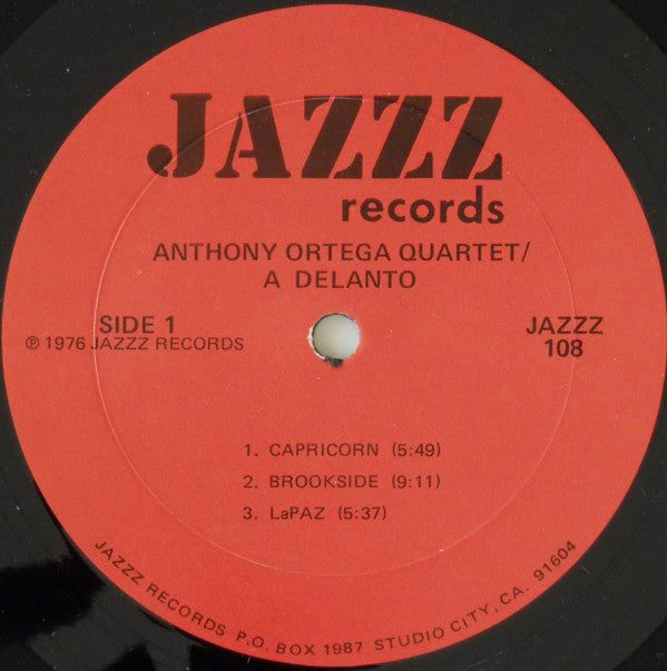 Anthony Ortega : A Delanto (LP, Album)