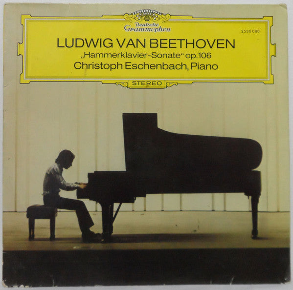 Ludwig Van Beethoven, Christoph Eschenbach : Hammerklavier-Sonate op.106 (LP, Album)