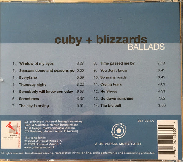 Cuby + Blizzards : Ballads (CD, Album, Comp, RE)