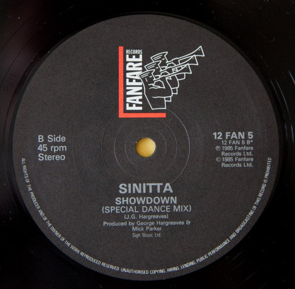 Sinitta : So Macho! (12")