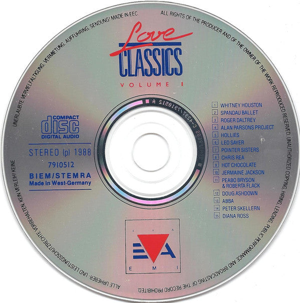 Various : Love Classics Vol. 1 (CD, Comp)