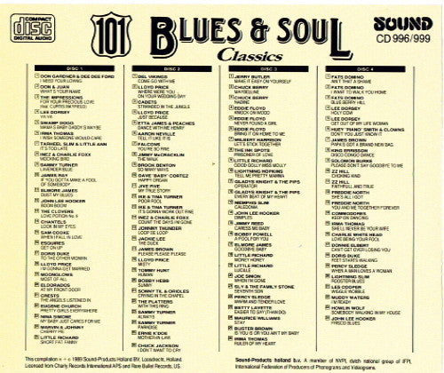 Various : 101 Blues & Soul Classics (4xCD, Comp)
