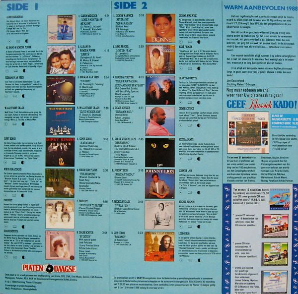 Various : Warm Aanbevolen 1988 (LP, Comp)