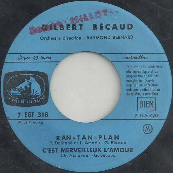 Gilbert Bécaud : Viens Danser (7", EP)