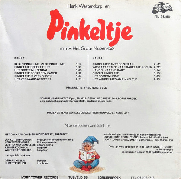 Henk Westendorp m.m.v. Het Grote Muizenkoor : Pinkeltje (LP, Album)