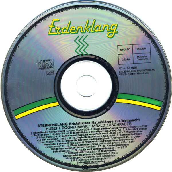 Hubert Bognermayr & Harald Zuschrader : Sternenklang (CD, Album, RE)