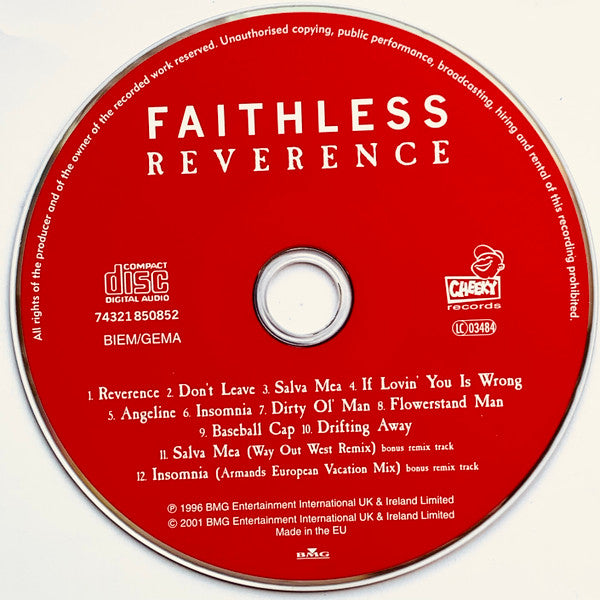 Faithless : Reverence (CD, Album, RE, S/Edition, Son)