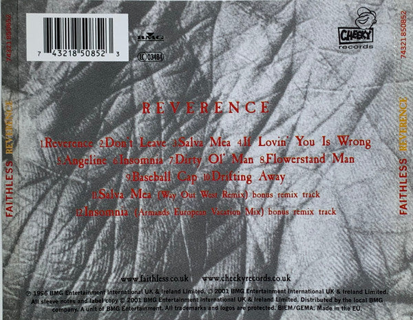 Faithless : Reverence (CD, Album, RE, S/Edition, Son)