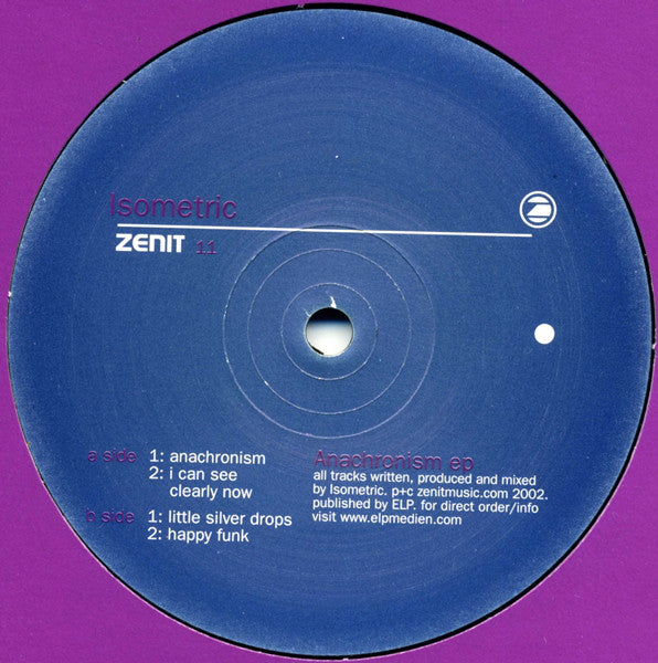 Isometric : Anachronism EP (12", EP)