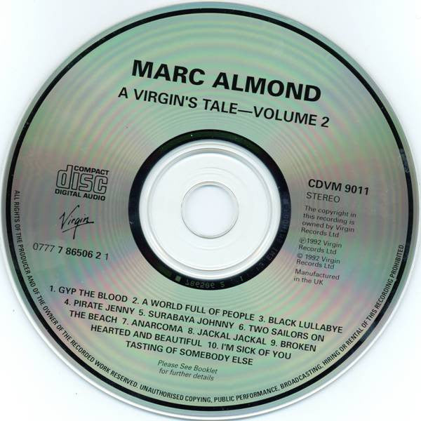 Marc Almond : A Virgin's Tale - Volume II (CD, Comp)