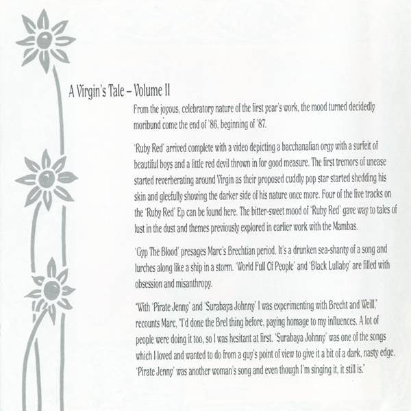 Marc Almond : A Virgin's Tale - Volume II (CD, Comp)