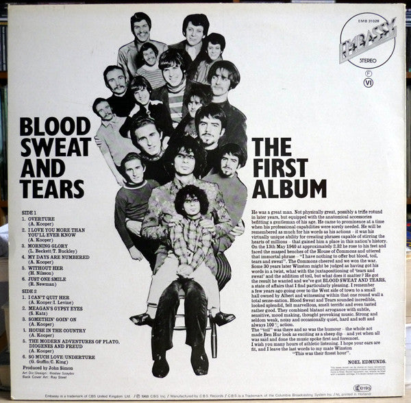 Blood Sweat & Tears* : The First Album (LP, Album, RE)