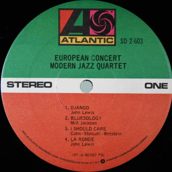 The Modern Jazz Quartet : European Concert (2xLP, Album, RE)