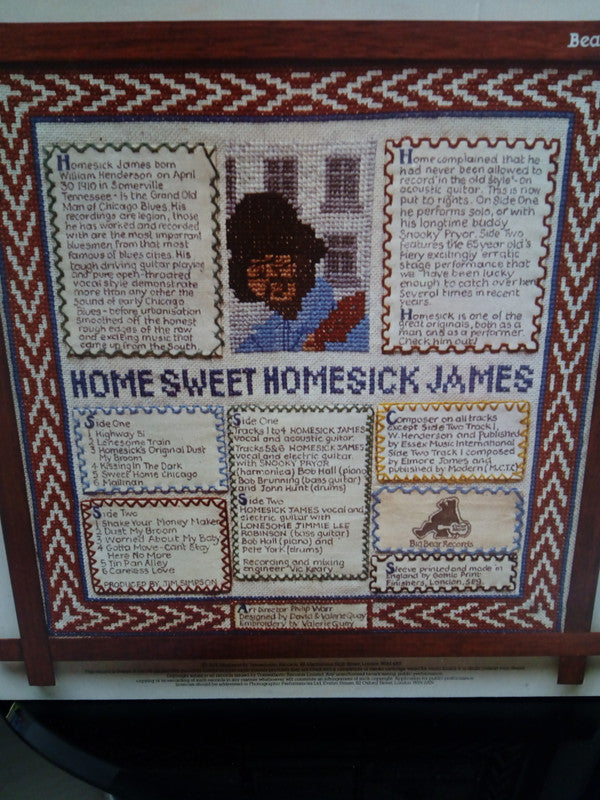 Homesick James : Home Sweet Homesick James (LP, Album, Blu)