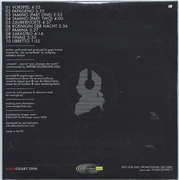 Michael Kreiner With Vienna Sound Orchestra : E-Magic Flute (CD, Album, Promo, Car)