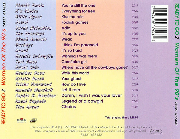 Various : Ready To Go 2 - Women Of The 90's (CD, Comp)