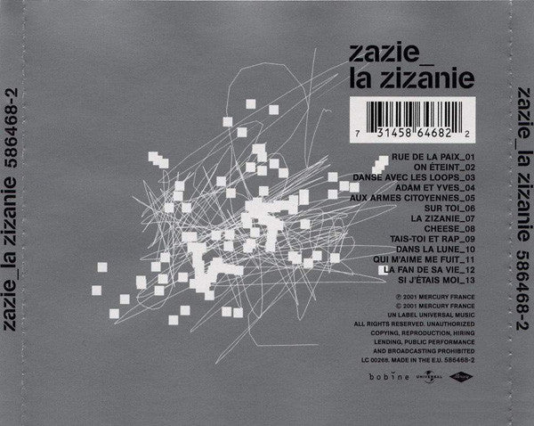 Zazie : La Zizanie (CD, Album)