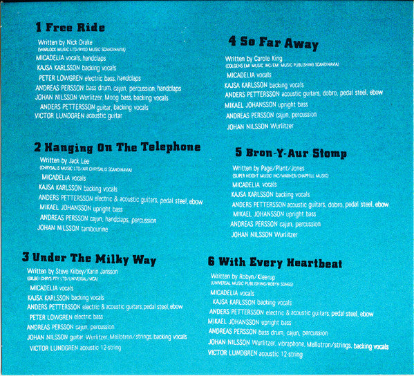 Micadelia : Free Ride (CD, Album)