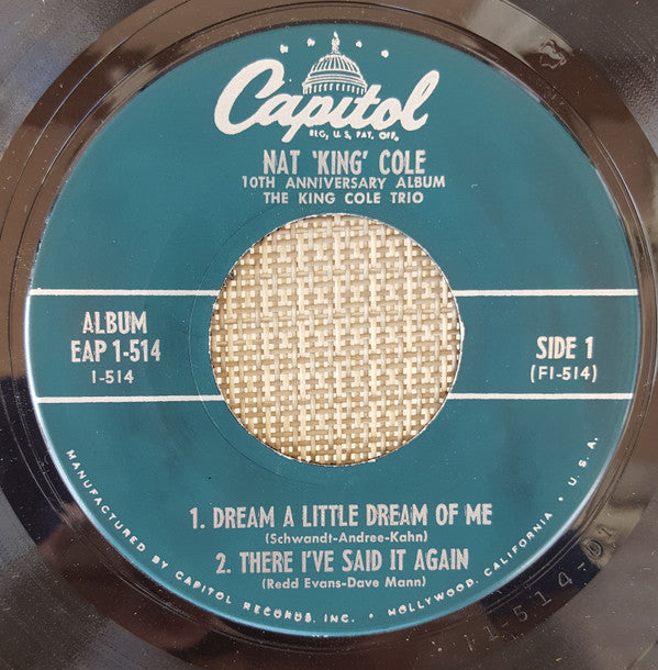 Nat King Cole : 10th Anniversary Part 1 (7", EP)