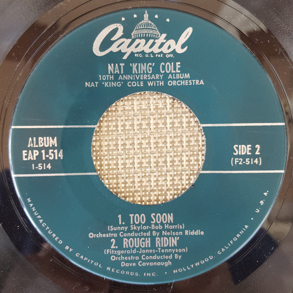 Nat King Cole : 10th Anniversary Part 1 (7", EP)