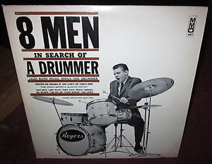 The John LaPorta Quartet : 8 Men In Search Of A Drummer: Jazz Band Music Minus One Drummer (LP)