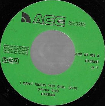 Stream (8) : I Can't Reach You Girl (7", Single)
