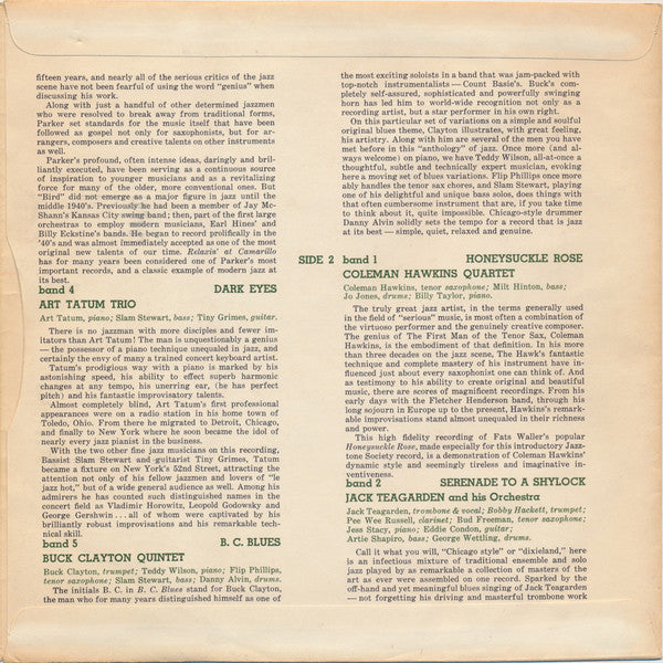 Various : Jazz Sampler (10", Smplr, All)