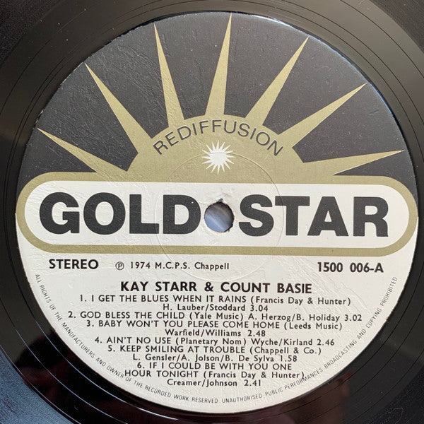 Kay Starr & Count Basie : Kay Starr & Count Basie (LP)