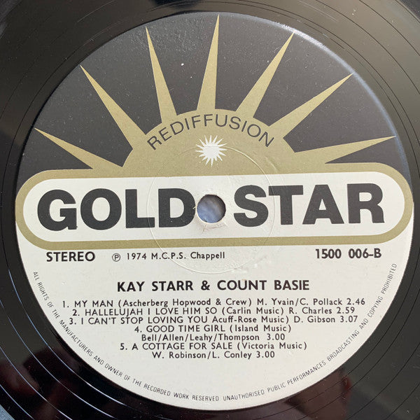 Kay Starr & Count Basie : Kay Starr & Count Basie (LP)