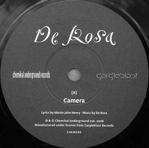 De Rosa : Camera (7", Single)