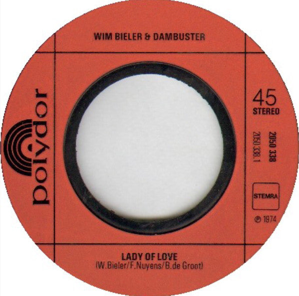 Wim Bieler & Dambuster : Lady Of Love (7", Single)