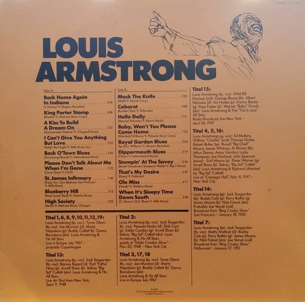 Louis Armstrong : Louis Armstrong (LP, Comp)