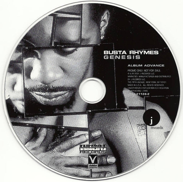 Busta Rhymes : Genesis (Album Advance) (CD, Advance, Promo, Smplr)