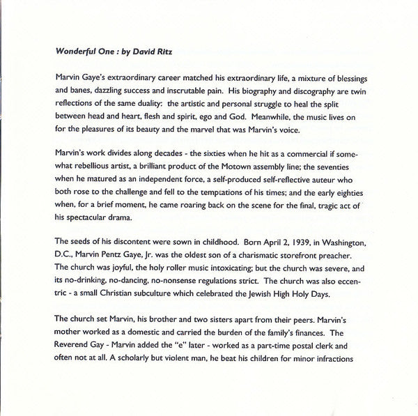 Marvin Gaye : The Very Best Of Marvin Gaye (CD, Comp, RP)