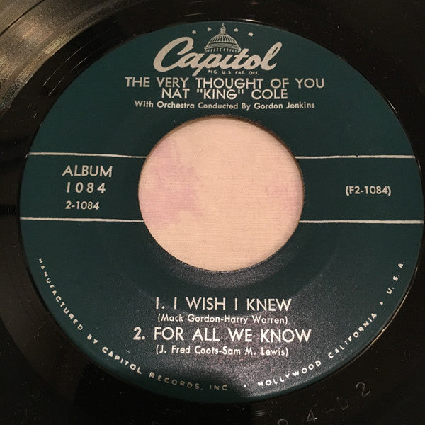Nat King Cole : The Very Thought Of You (7", EP)