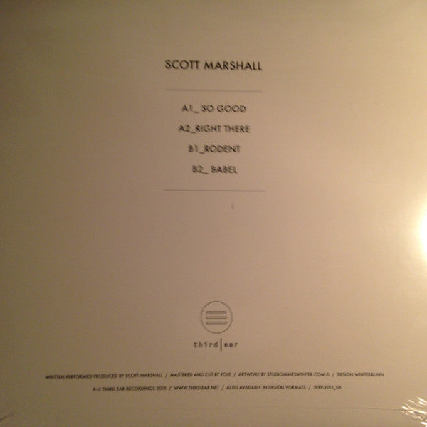 Scott Marshall (6) : Scott Marshall (12", EP)