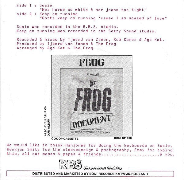 The Frog (3) : Susie (7", Single)