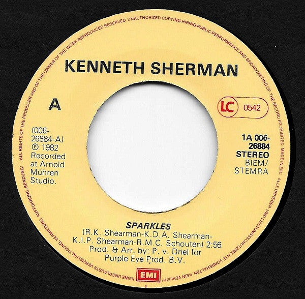 Kenneth Sherman : Sparkles (7", Single)