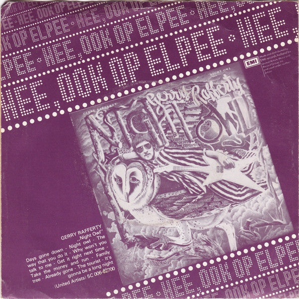 Gerry Rafferty : Night Owl (7", Single)