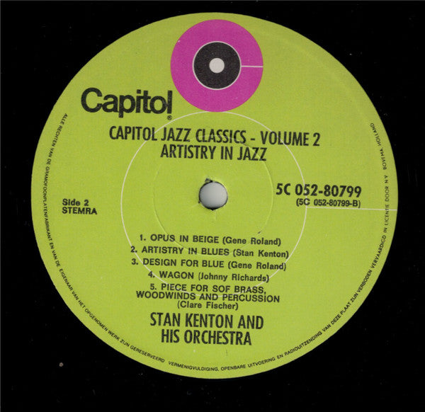 Stan Kenton And His Orchestra : Artistry In Jazz (LP, Comp, RE)