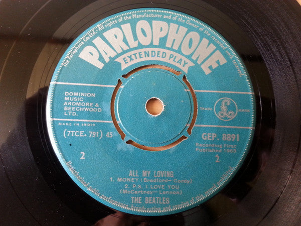 The Beatles : All My Loving (7", EP)