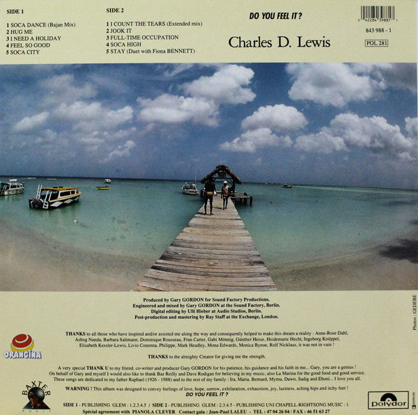 Charles D. Lewis : Soca Dance - Do You Feel It ? (LP, Album)
