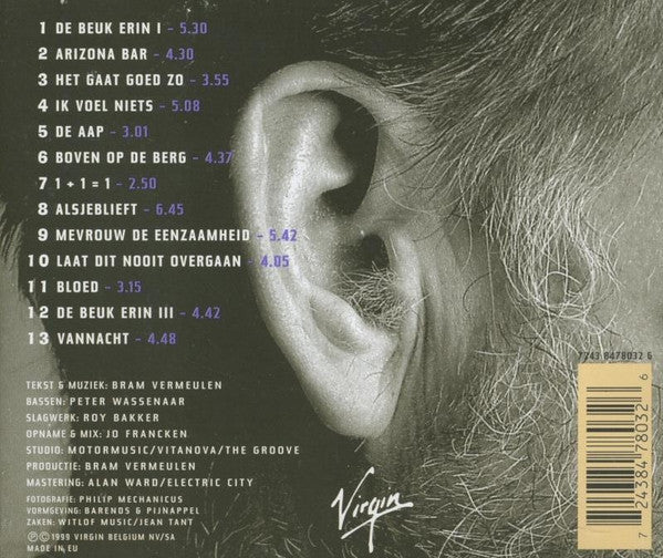 Bram Vermeulen : De Beuk Erin (Liederen Van Verandering) (CD, Album)