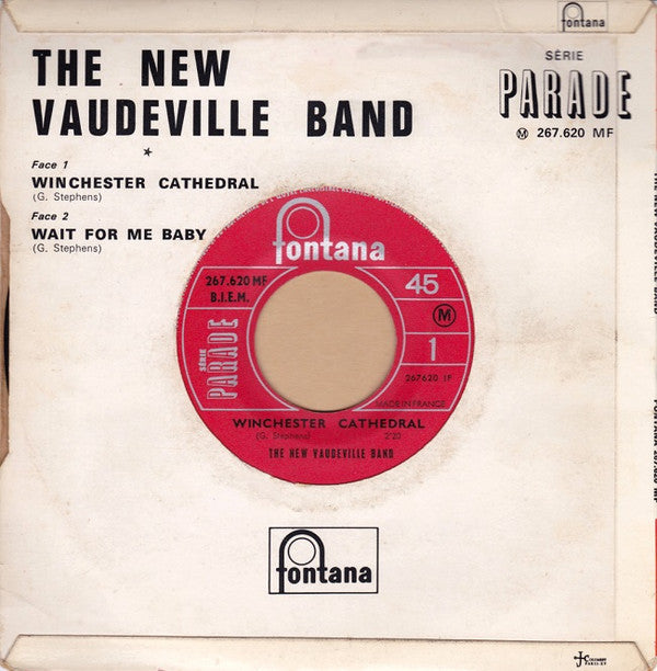 The New Vaudeville Band : Winchester Cathedral (7", Single, Mono)