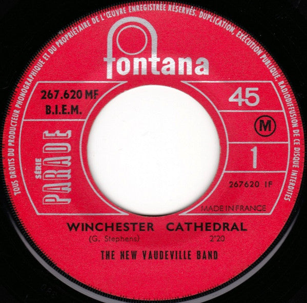 The New Vaudeville Band : Winchester Cathedral (7", Single, Mono)