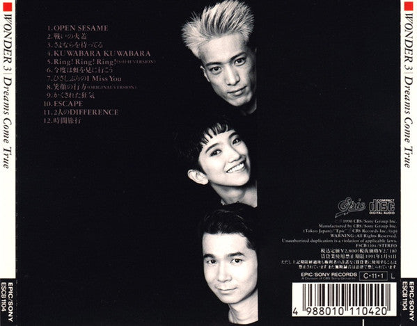 Dreams Come True : Wonder 3 (CD, Album)