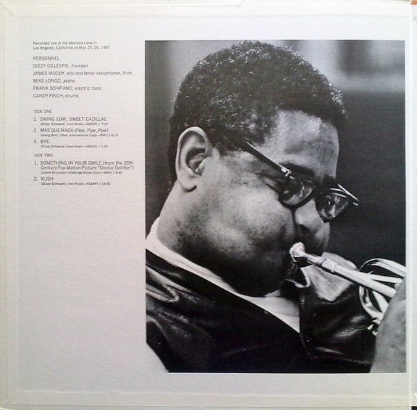 Dizzy Gillespie : Swing Low, Sweet Cadillac (LP, Album, RE)