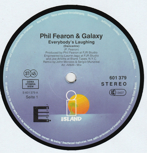 Phil Fearon & Galaxy : Everybody's Laughing (12", Maxi)