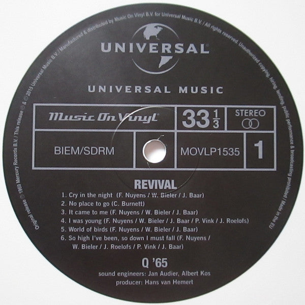 Q65 : Revival (LP, Album, Ltd, Num, RE, Whi)